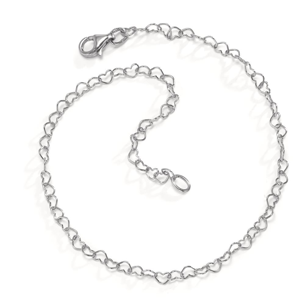 Bracciale Argento rodiato Cuore