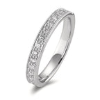 Anelli di memoria Oro bianco 750/18 carati Diamante 0.25 ct, 15 pietra, [Brillant], w-si