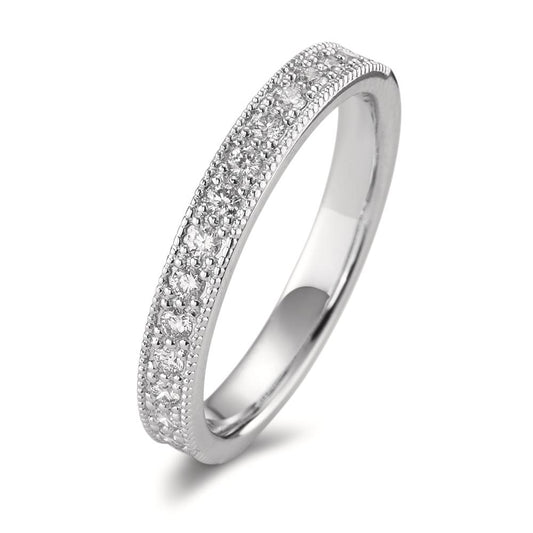 Anelli di memoria Oro bianco 750/18 carati Diamante 0.25 ct, 15 pietra, [Brillant], w-si