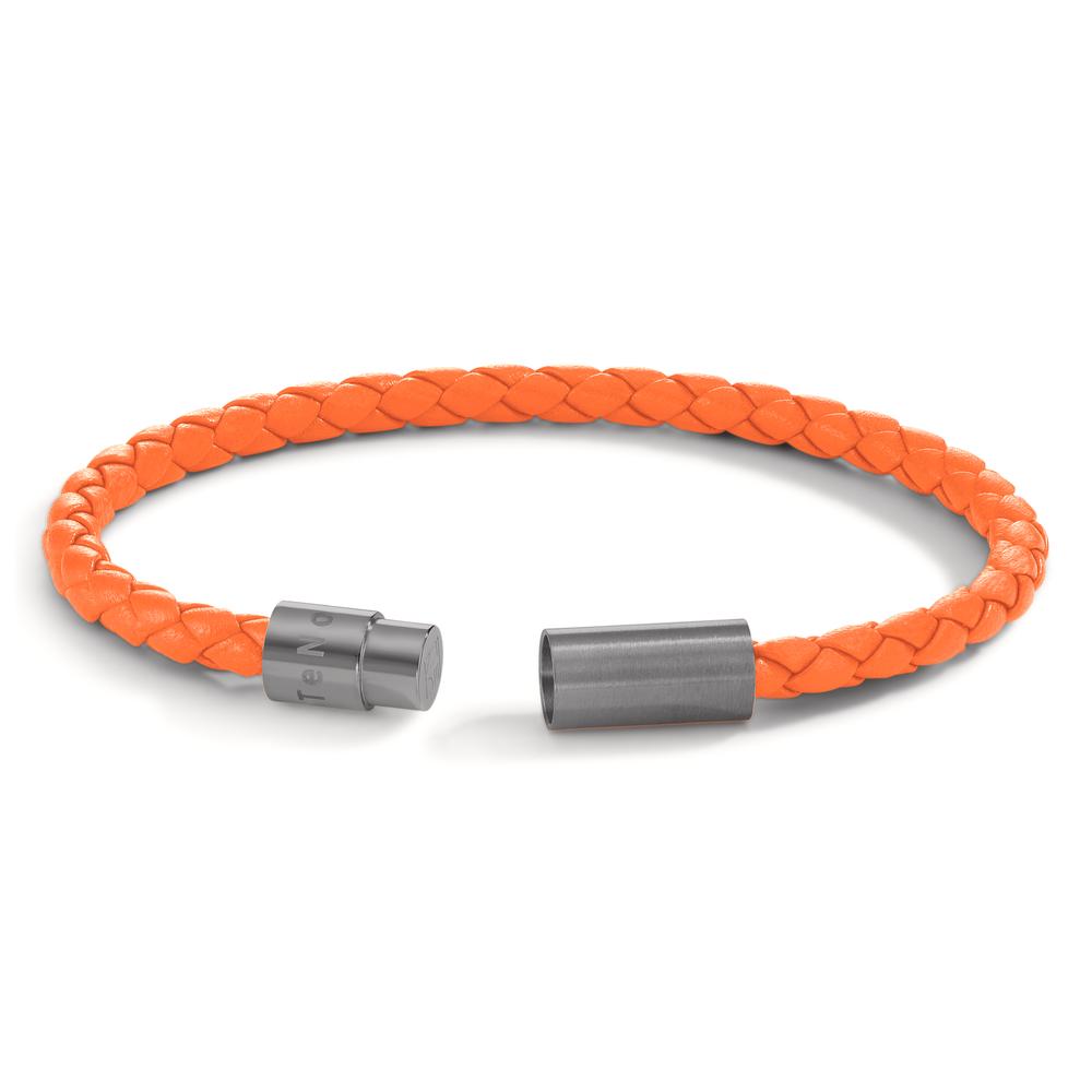 Bracciale Pelle, Acciaio inossidabile 23 cm