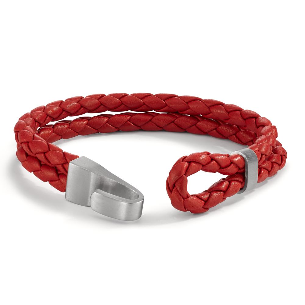 Bracciale Pelle, Acciaio inossidabile 21 cm