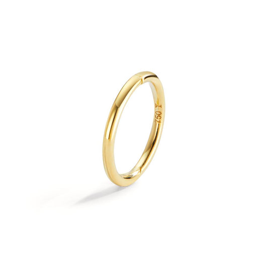 Orecchino circolare 1 pz Oro giallo 750/18 carati