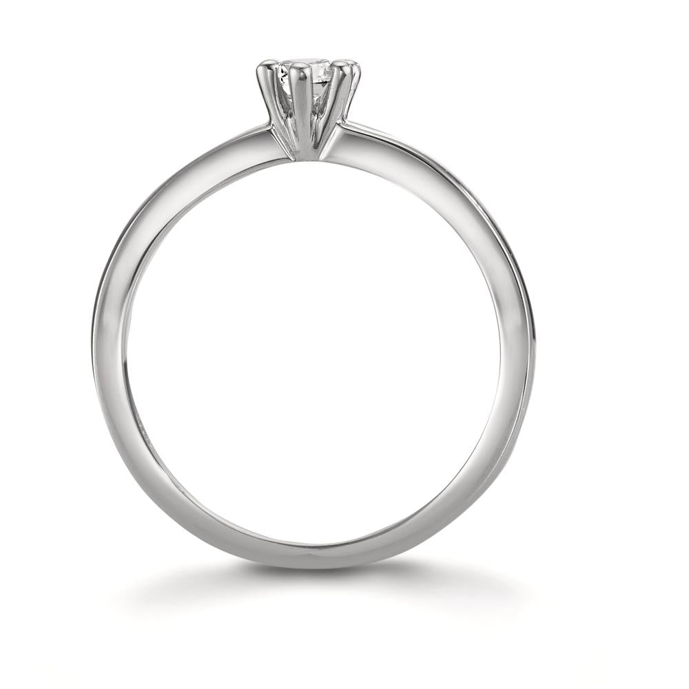 Anello solitario Platino 950 Diamante 0.15 ct, w-si