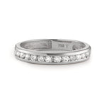 Anelli di memoria Oro bianco 750/18 carati Diamante 0.51 ct, 15 pietra, w-si