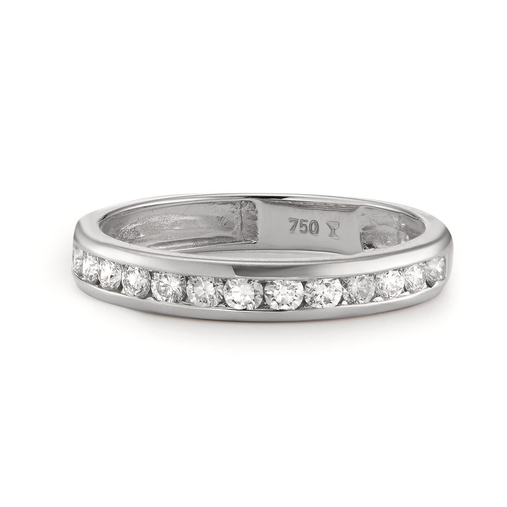 Anelli di memoria Oro bianco 750/18 carati Diamante 0.51 ct, 15 pietra, w-si