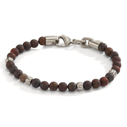 Bracciale Acciaio inossidabile Diaspro 21 cm Ø6.5 mm