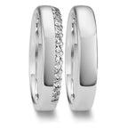 Anello del partner Oro bianco 750/18 carati