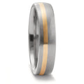 Anello del partner Titanio, Oro giallo 750/18 carati