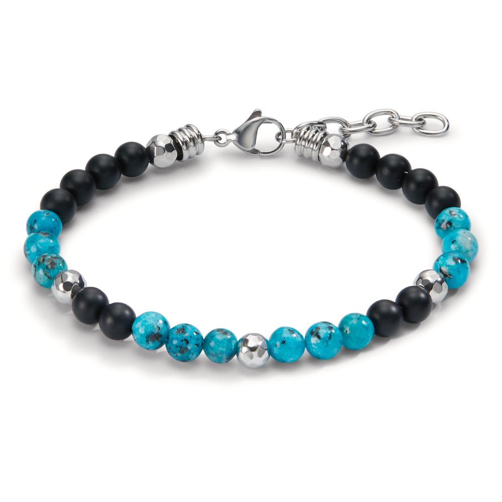 Bracciale Acciaio inossidabile Agata 20-23 cm Ø6.5 mm