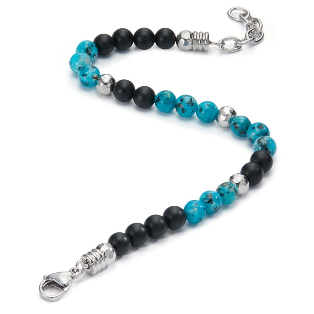Bracciale Acciaio inossidabile Agata 20-23 cm Ø6.5 mm