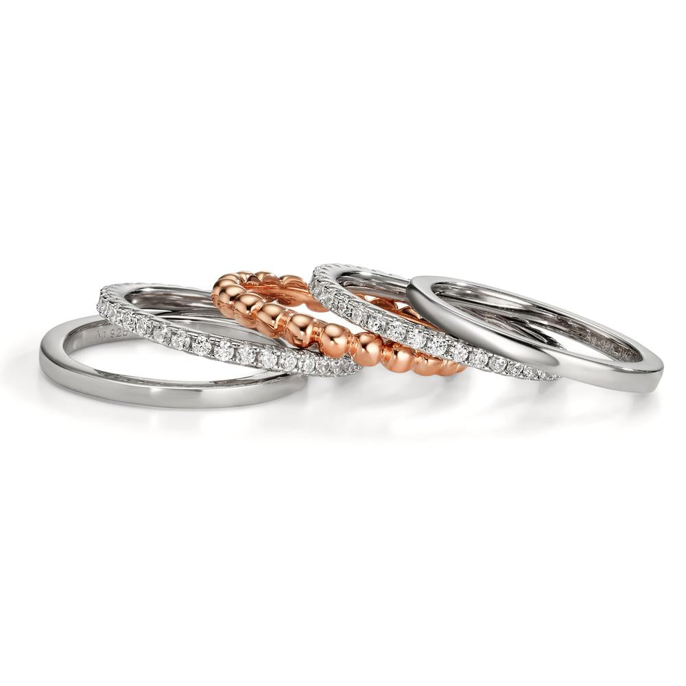 Anello Argento Zirconia