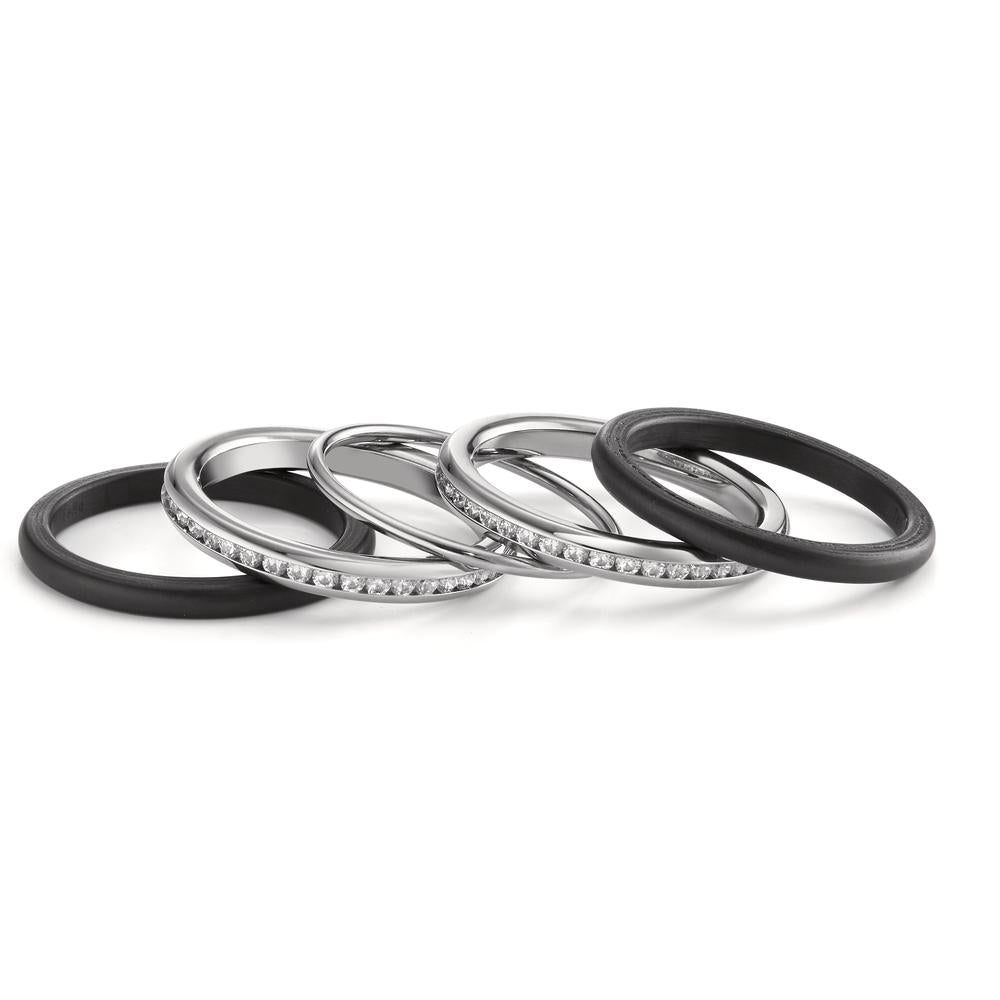 Anello Argento Zirconia