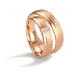 Anello del partner Oro rosa 750/18 carati