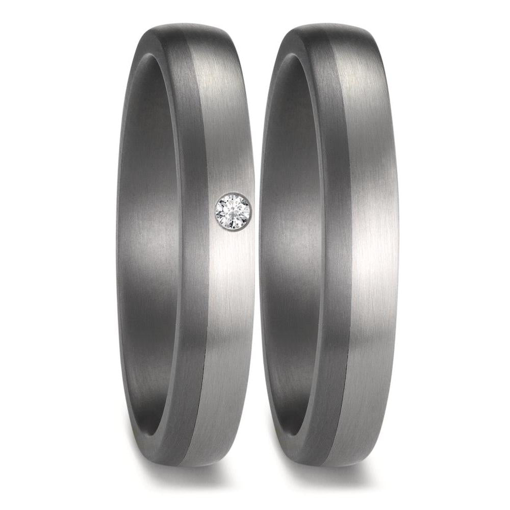 Anello del partner 999 Tantalio, Platino 950