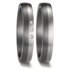 Anello del partner 999 Tantalio, Platino 950