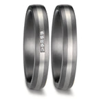 Anello del partner 999 Tantalio, Platino 950