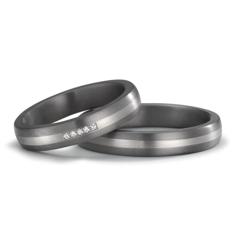 Anello del partner 999 Tantalio, Platino 950