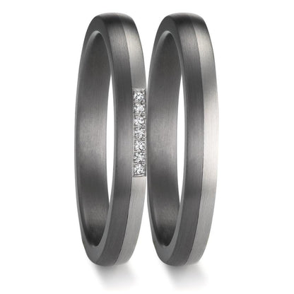 Anello del partner 999 Tantalio, Platino 950