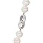 Collana Argento Perla coltivata d'acqua dolce bianco, 12 mm 50 cm