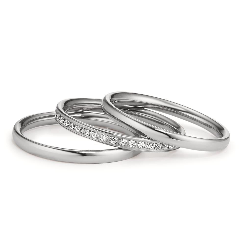 Set di anelli Titanio Zirconia