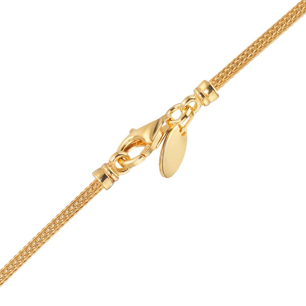 Collana Argento giallo dorato Nodo 50 cm