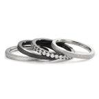 Set di anelli Zirconia