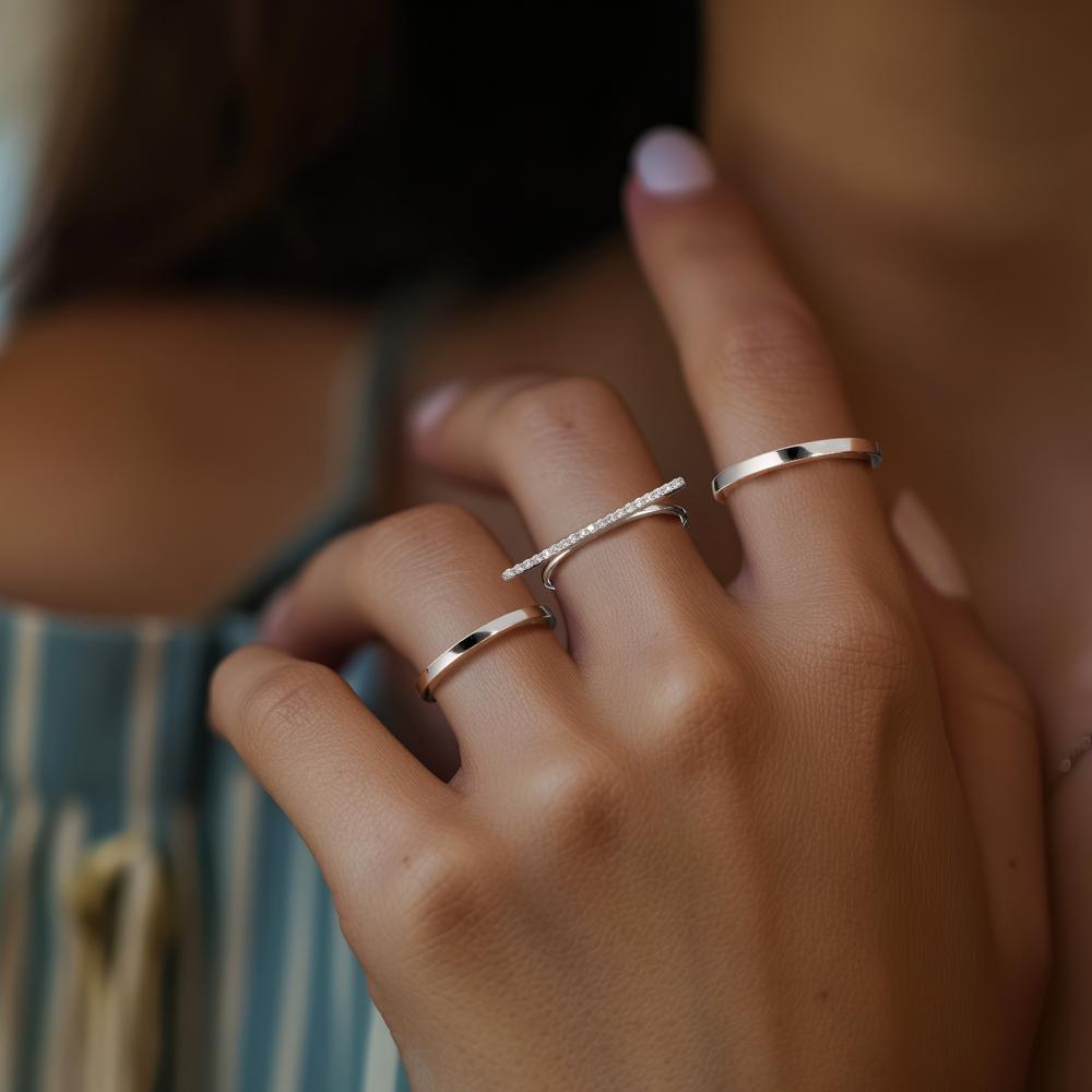 Set di anelli Zirconia