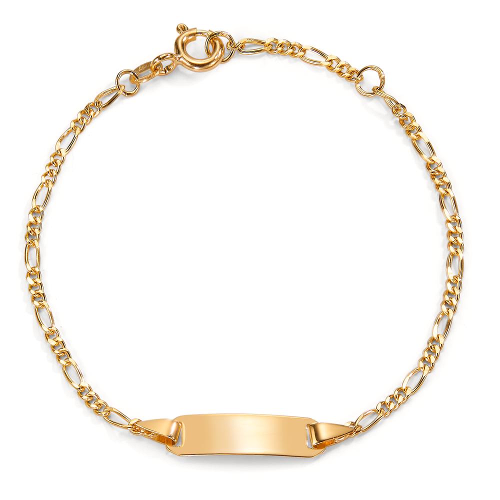 Bracciale con incisione Oro giallo 375/9K 14-16 cm