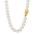 Collana Argento Perla coltivata d'acqua dolce 10-10.5 mm 52 cm