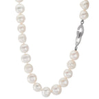 Collana Argento Perla coltivata d'acqua dolce, 10.5 mm 49 cm