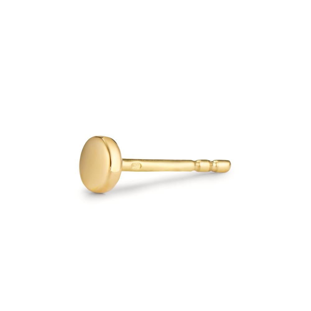 Orecchini a bottone 1 pz Oro giallo 750/18 carati Ø4 mm