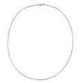 Collana Argento rodiato 45 cm