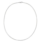 Collana Argento rodiato 45 cm