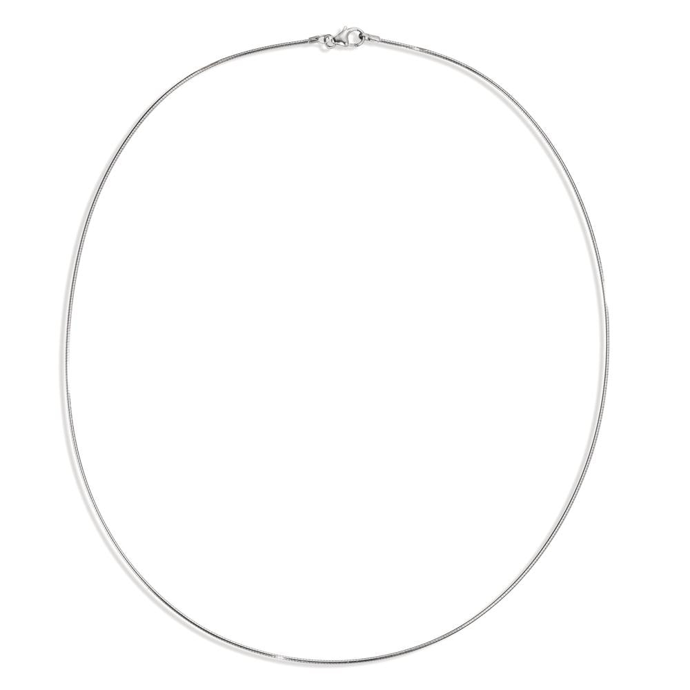 Collana Argento rodiato 45 cm
