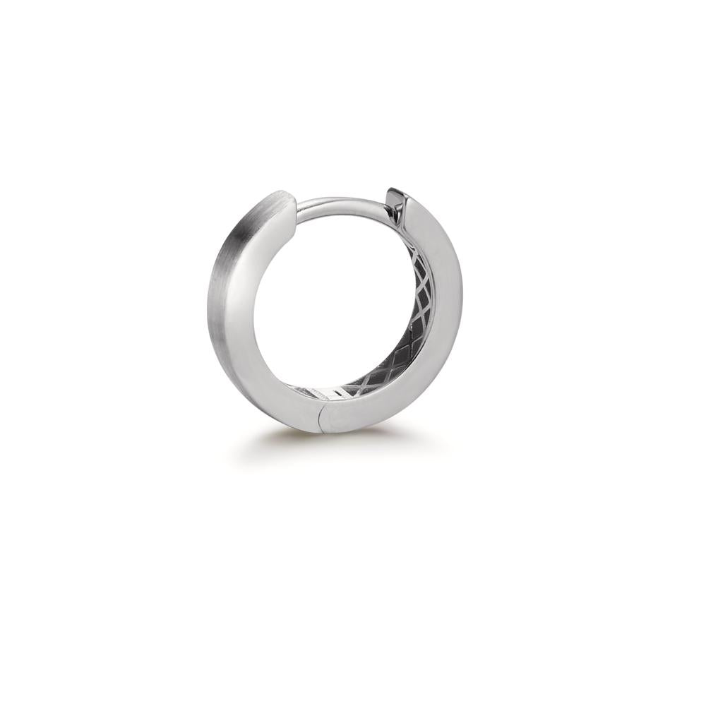 Orecchino circolare 1 pz Oro bianco 375/9K