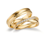 Anello del partner Oro giallo 750/18 carati