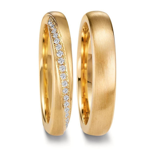 Anello del partner Oro giallo 750/18 carati
