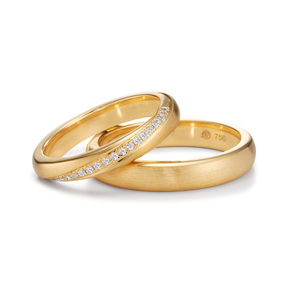 Anello del partner Oro giallo 750/18 carati