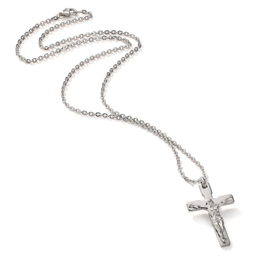 Collana Acciaio inossidabile Croce 50 cm