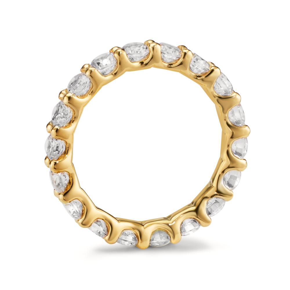 Anelli di memoria Argento Zirconia giallo dorato
