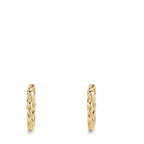 Orecchini circolari Oro giallo 750/18 carati