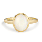 Anello Oro giallo 750/18 carati Opale