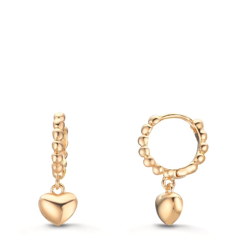Orecchini circolari Bronzo Cuore