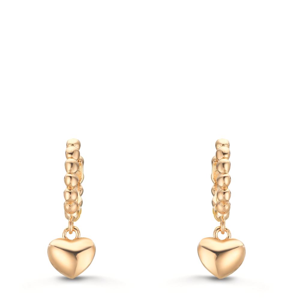Orecchini circolari Bronzo Cuore