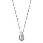 Collana Argento Zirconia rodiato 40-45 cm
