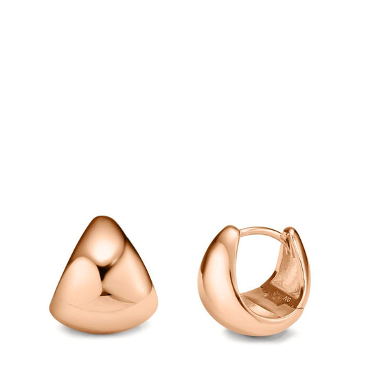 Orecchini circolari Argento rosa dorato