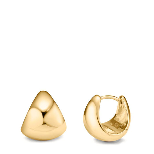Orecchini circolari Argento giallo dorato