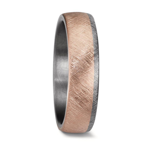 Anello del partner 999 Tantalio, Oro rosa 585/14 kt