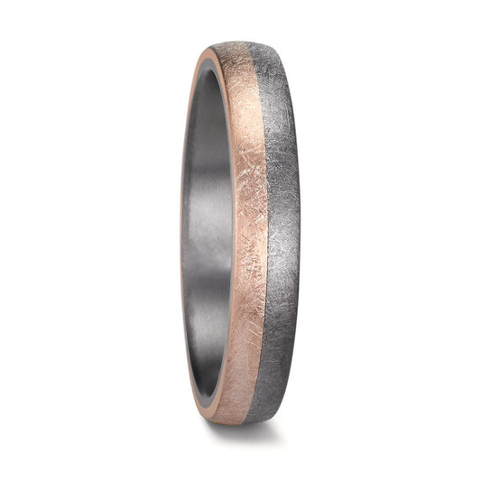 Anello del partner 999 Tantalio, Oro rosa 585/14 kt