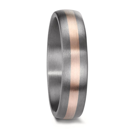 Anello del partner 999 Tantalio, Oro rosa 585/14 kt